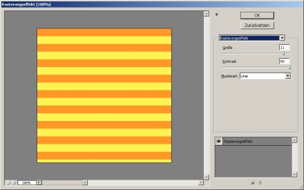 rasterungseffekt